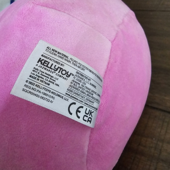 Three super cute Squishmallow's Crab, Dino, and Corgi - Picture 7 of 9